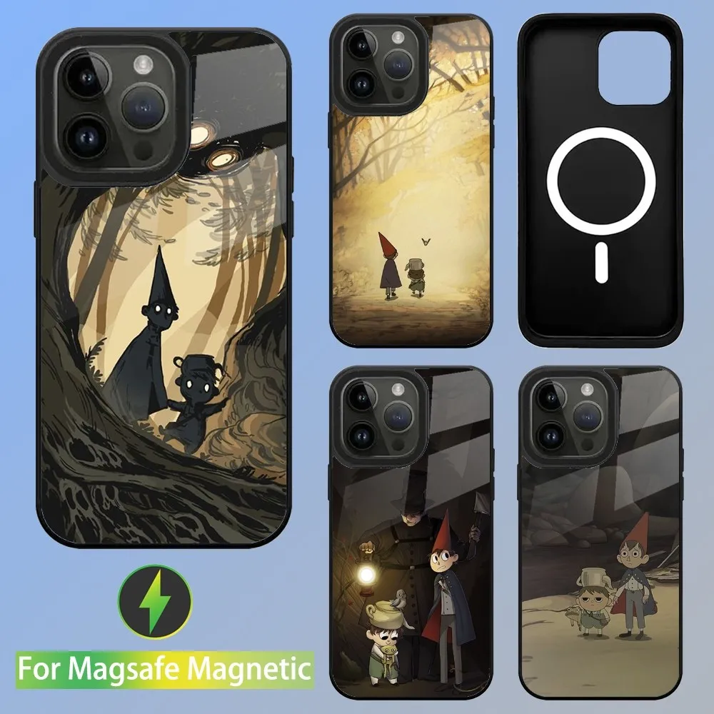 

O-Over The Garden Wall Cartton Phone Case For iPhone 15,14,13,12,11,Plus,Pro,Max Mini Magsafe Magnetic Wireless Charging