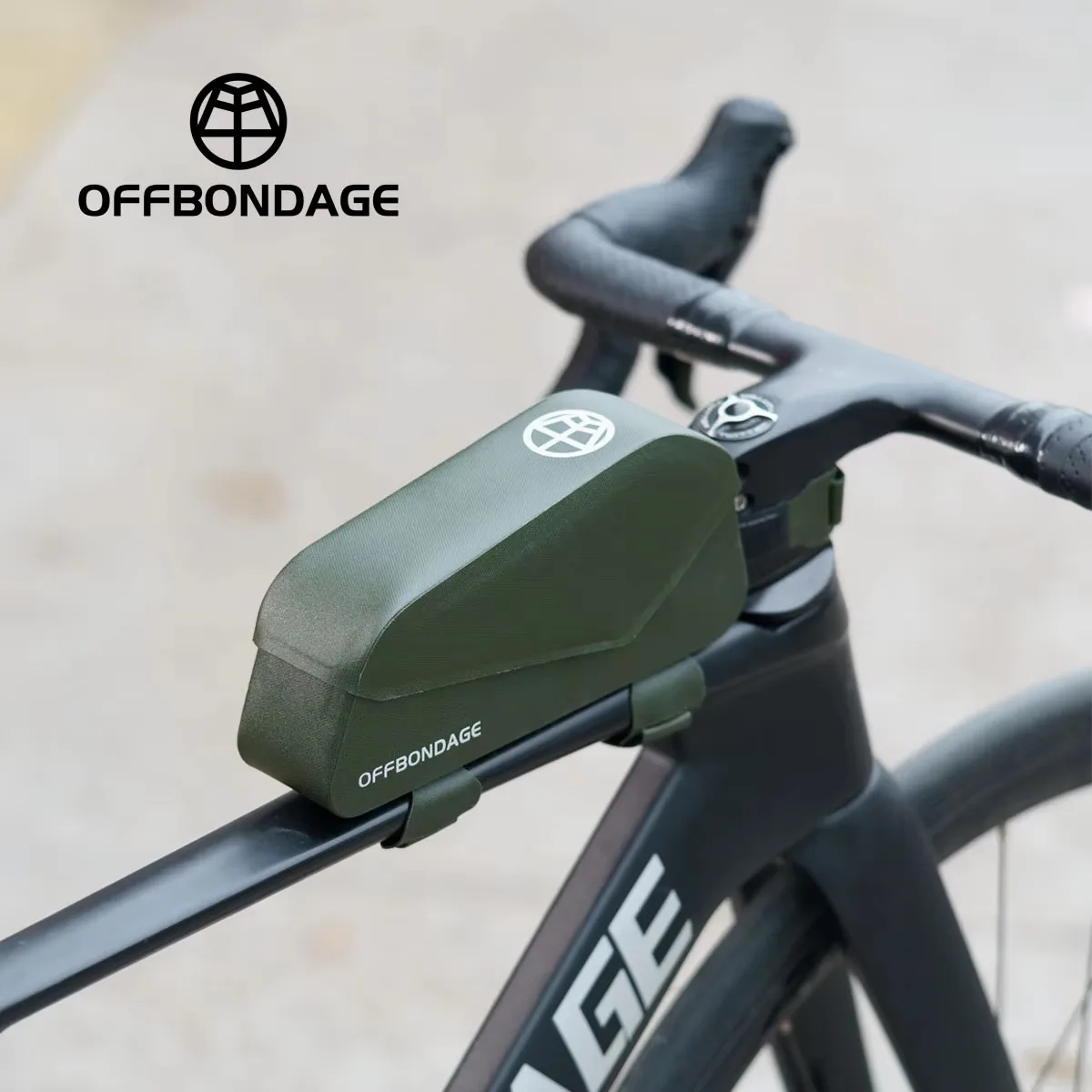 

OFFBONDAGE Bicycle Top Tube Bag Handlebar Bag Magnetic Suction Waterproof Headphone Jack Large Capacity MTB Road Bike