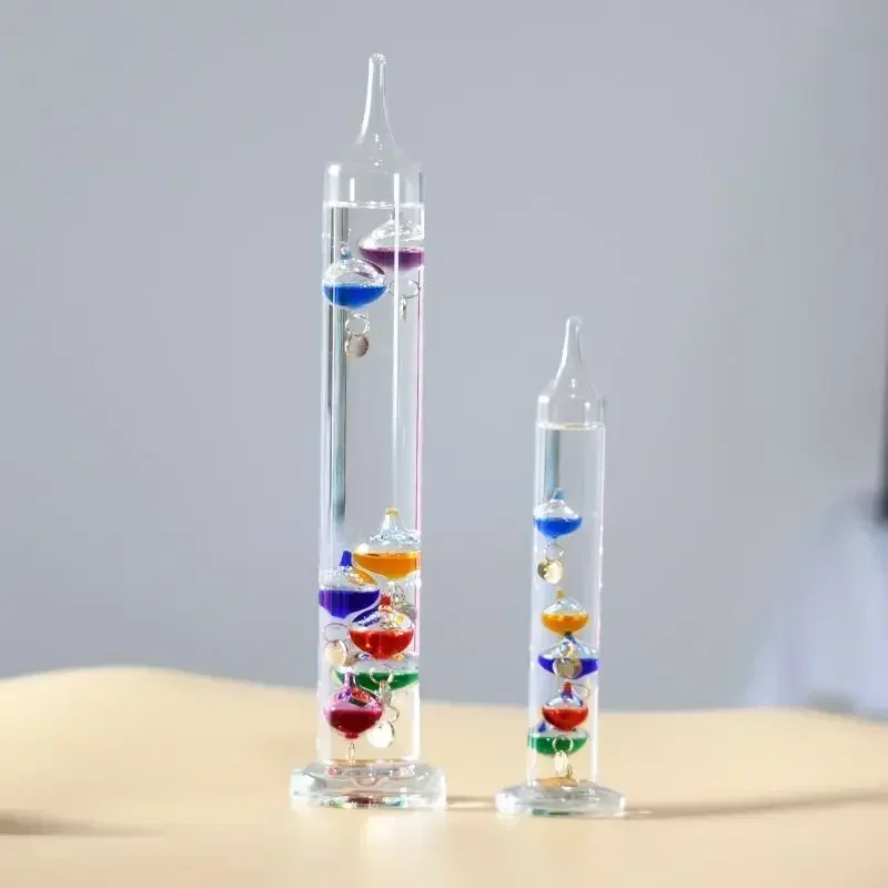 غاليليو ميزان الحرارة الملونة الكرة علقت غرفة نوم خزانة مشروبات غرفة المعيشة الفيزياء الديكور طالب عيد الميلاد عطلة #6