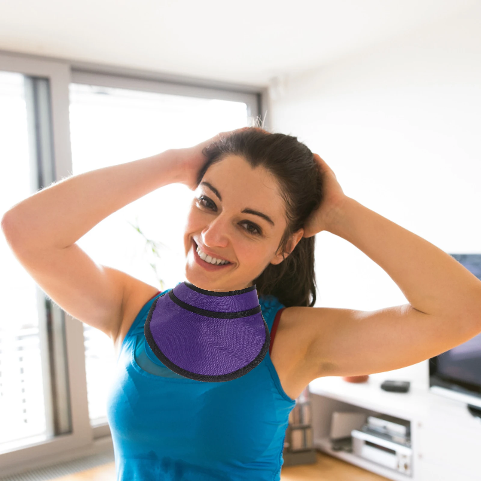 

Protective Collar 0.35mmpb Lead Radiation Protection Adjustable Size Lightweight Hospital Supplies Waterproof Anti Static