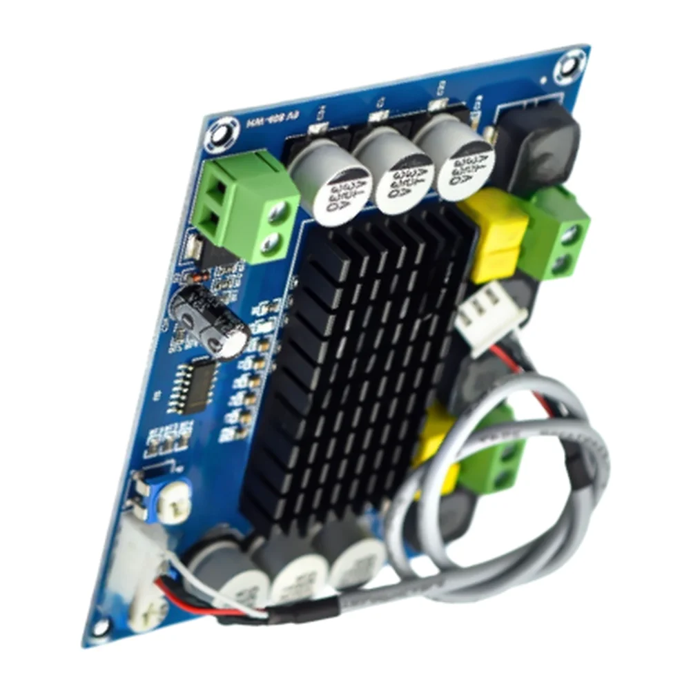 Dual Channel 120W D Class Digital Power For Amplifier Board With Chip For DIY Audio Speaker System PCB Module Blue Black