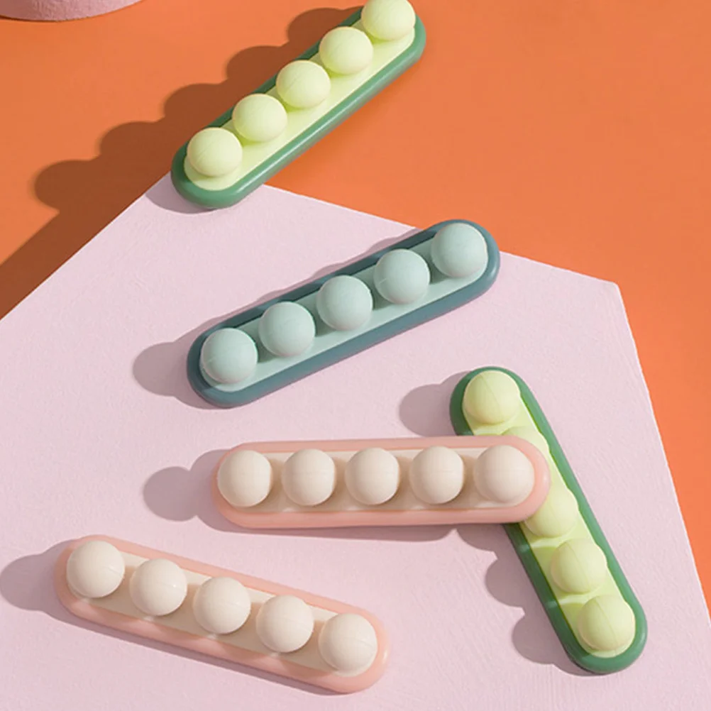 6 Stück Kabelhalter, Schreibtischkabel-Organizer, selbstklebender Silikon-Management-Clip zum Aufladen von Kopfhörern, Netzwerk-Audiokabeln, spurlos