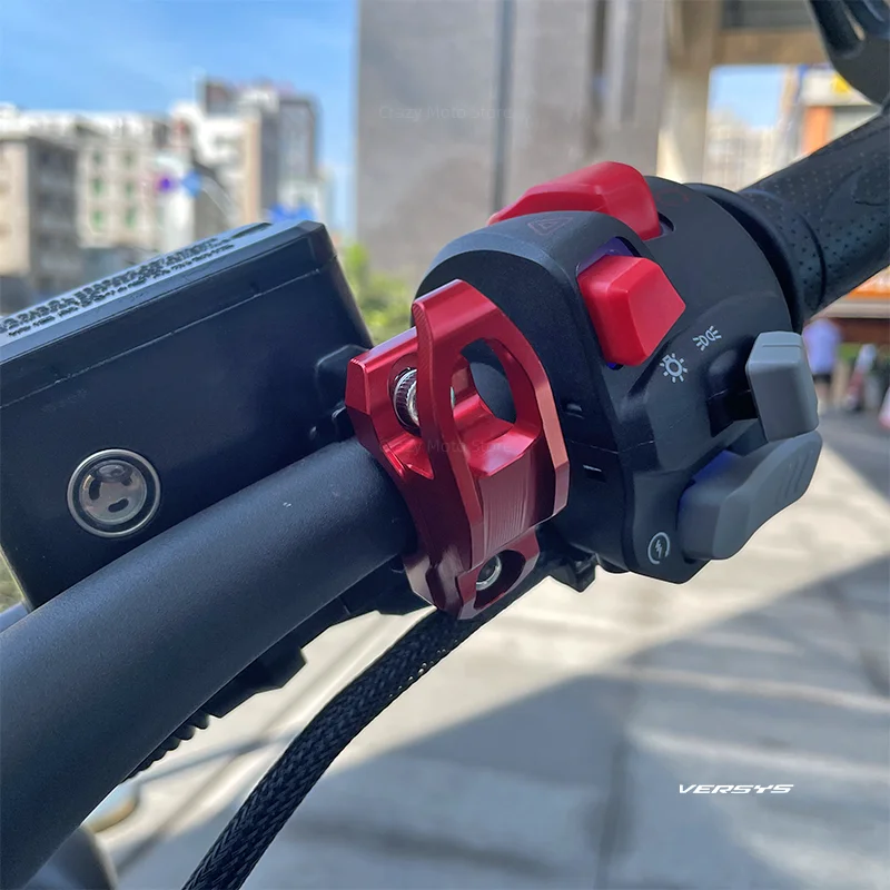 For Kawasaki Versys 650 300 300X 1000 X300 2023 Motorcycle Brake Master Cylinder Bracket Bag Luggage Clamp Holder Helmet Hook