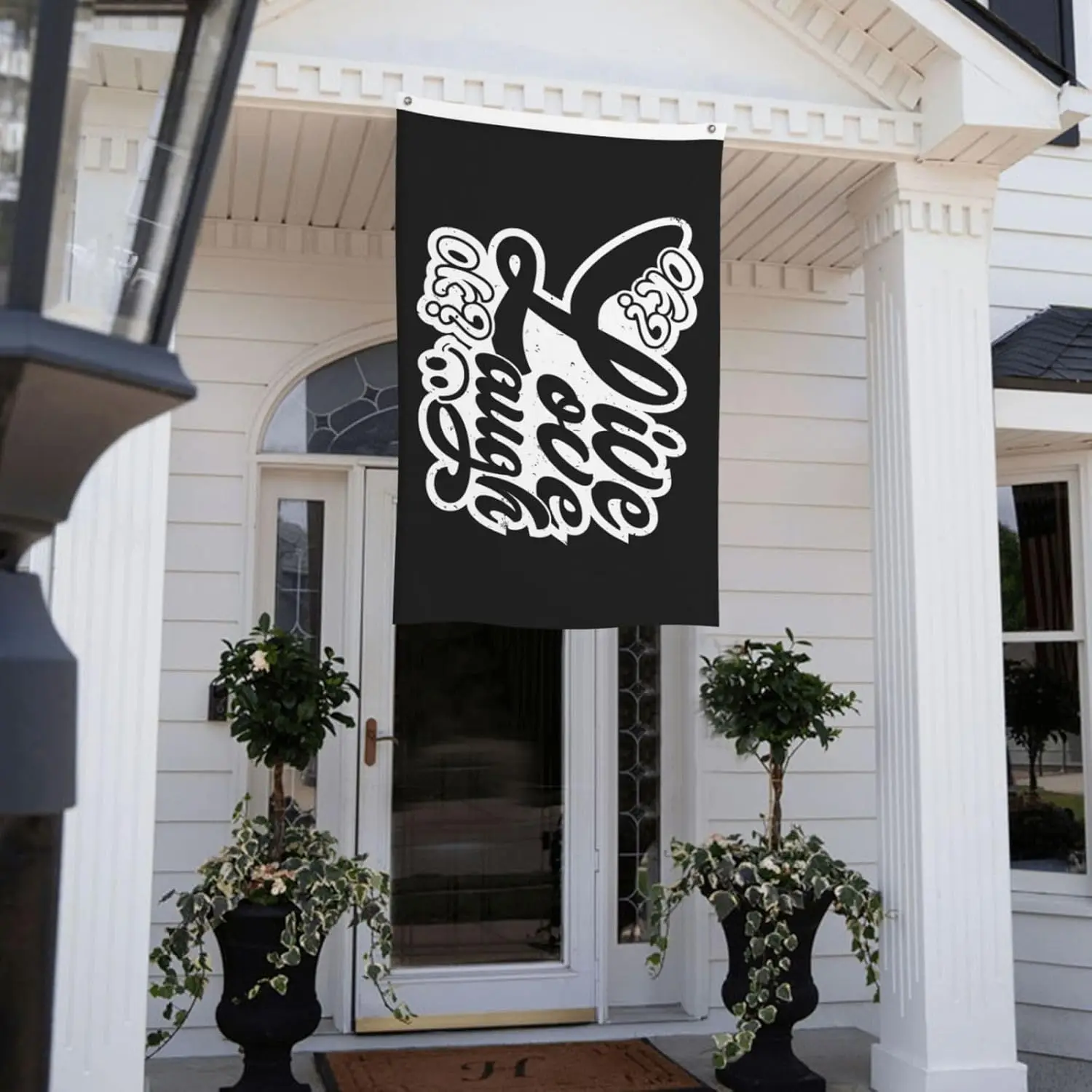 Flagicts 100% Polyester Live Love Laugh Flags