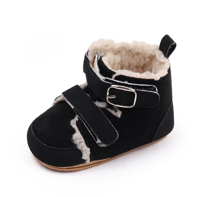 

Newborn Girls Snow Boots Winter Cute Ankle Boots Warm Baby Walking Shoes for Toddler Infant