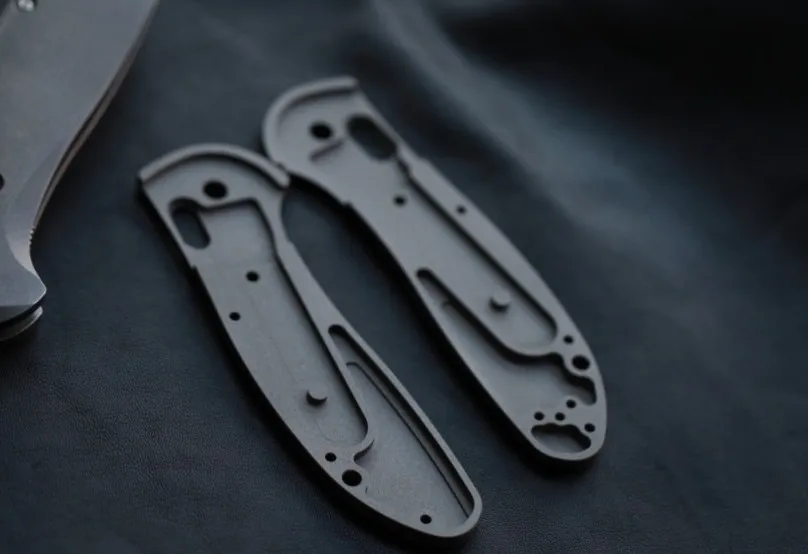 1 Pair Custom Made DIY Titanium Alloy Scales for Benchmade 551 Knife Accessories