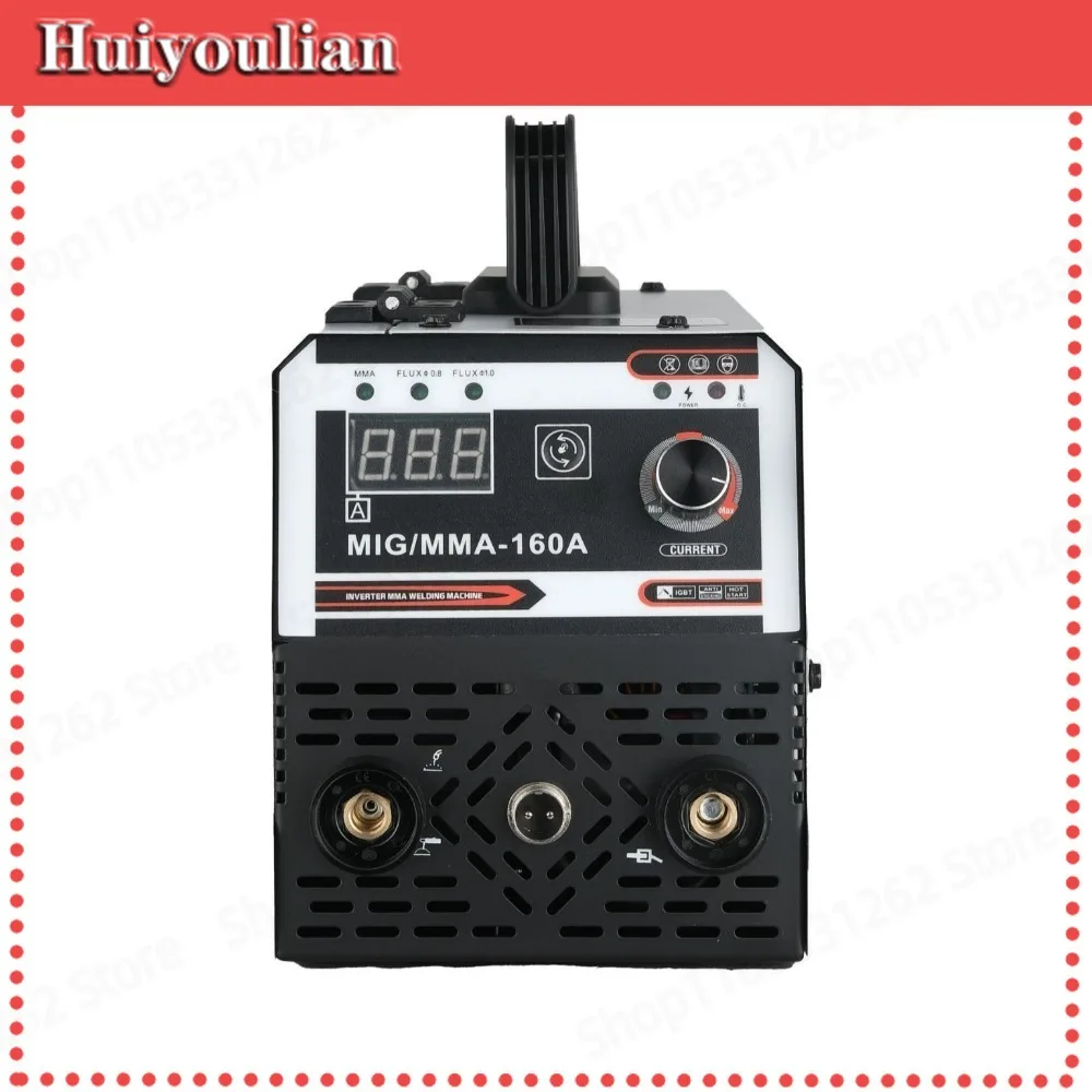 2026 120A European 220v with accessories 1kg airless two-guarantee welding machine MIG/MMA-160A electric welding machine