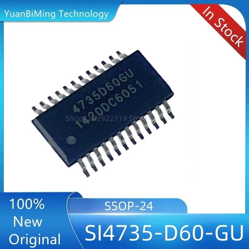 1pcs/lot  4735D60GU SI4735-D60-GU  SSOP-24  In Stock