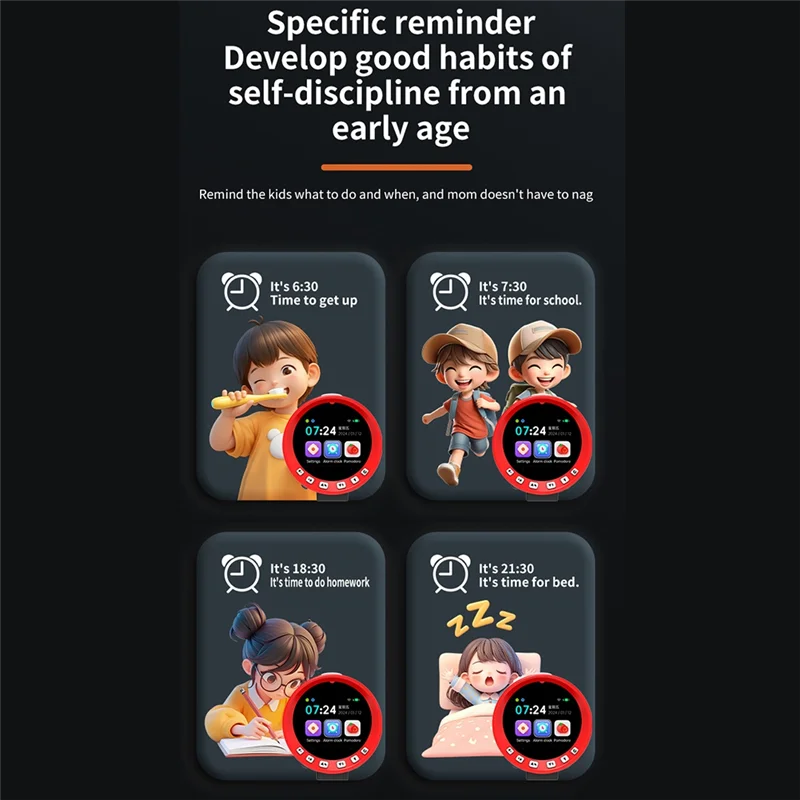 A99E-AI Clock's Brain Stimulating Alarm Clock: Fun Time Massager Clock, Perfect For Desktop Decor & Lifestyle Gifts