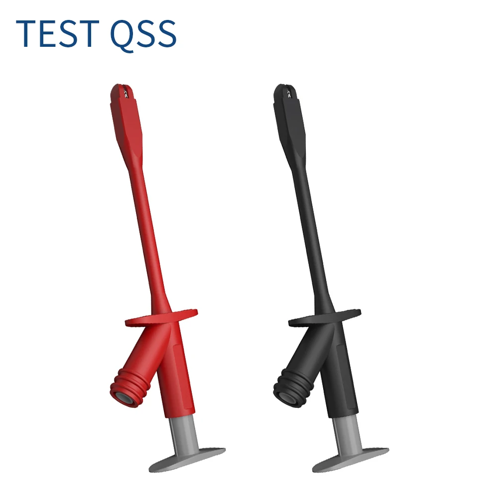 QSS Test Hook Copper Core with PA Plastic Shell Quality Steel Clamps Quick Wire Clip for Automotive Repair