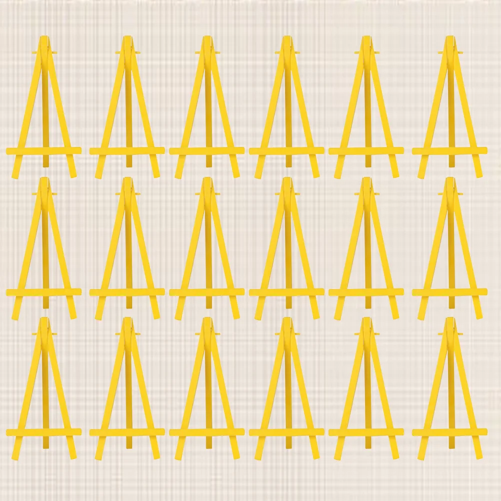 30pcs Mini Plastic Easel For Art Painting Display Stand Triangle Frame Tabletop Easel Photo Painting Holder Student Artist