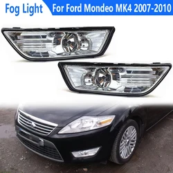 Car Front Bumper Fog Light Fog Lamp Foglight Foglamp Anti-Fog Light Reflector With Bulb For Ford Mondeo MK4 2007 2008 2009 2010