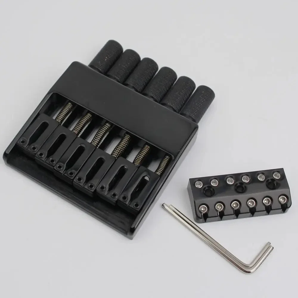 6 String Bridge Tailpiece for Headless Guitar Accessories, New, Multiple Colors