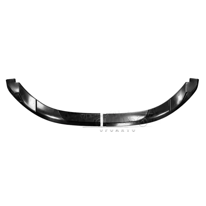 HS E87 Front Bumper Lip Front Splitter ABS Carbon Fiber Look 2 Parts Front Lip for BMW 1 Series E87 M Design Car 2004 - 2008