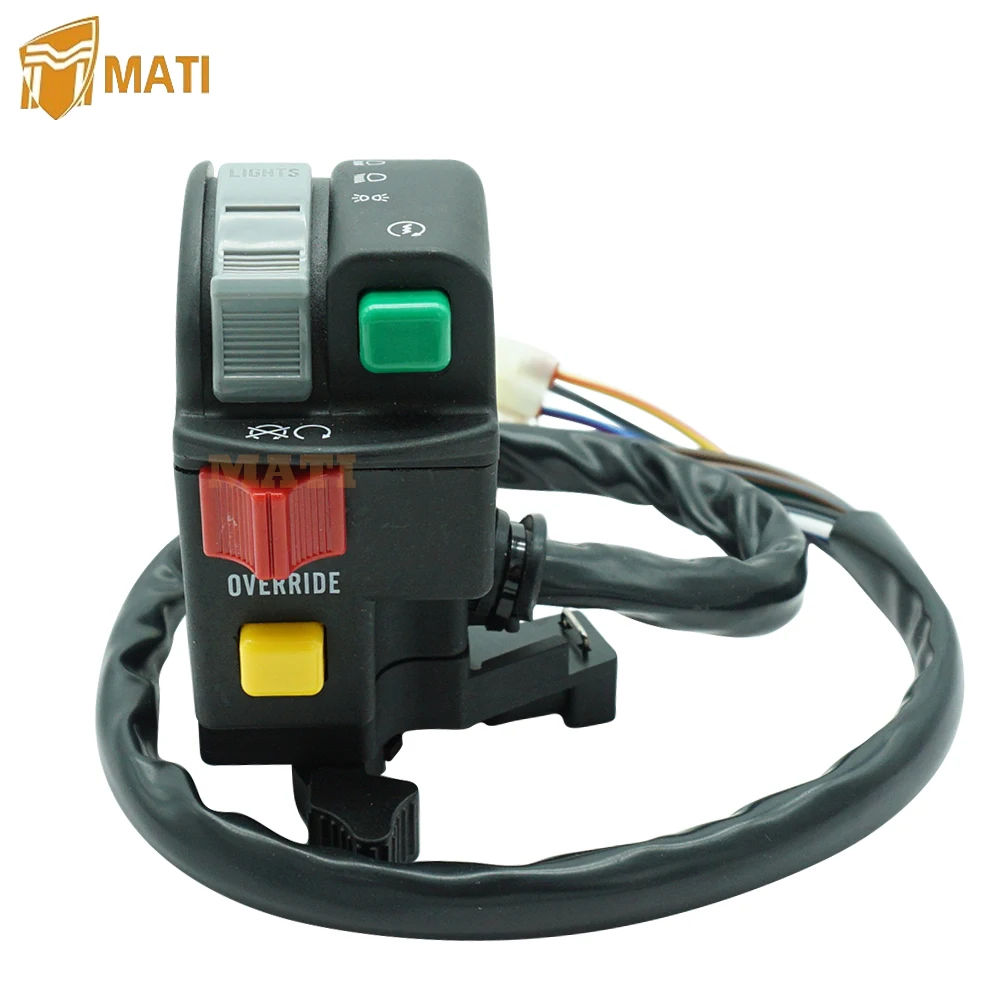 Sakelar lampu depan mulai berhenti kontrol setang kiri 3303-852 untuk ATV turpra Arctic Cat 150 250 300 pengganti 3303-852 3304-684