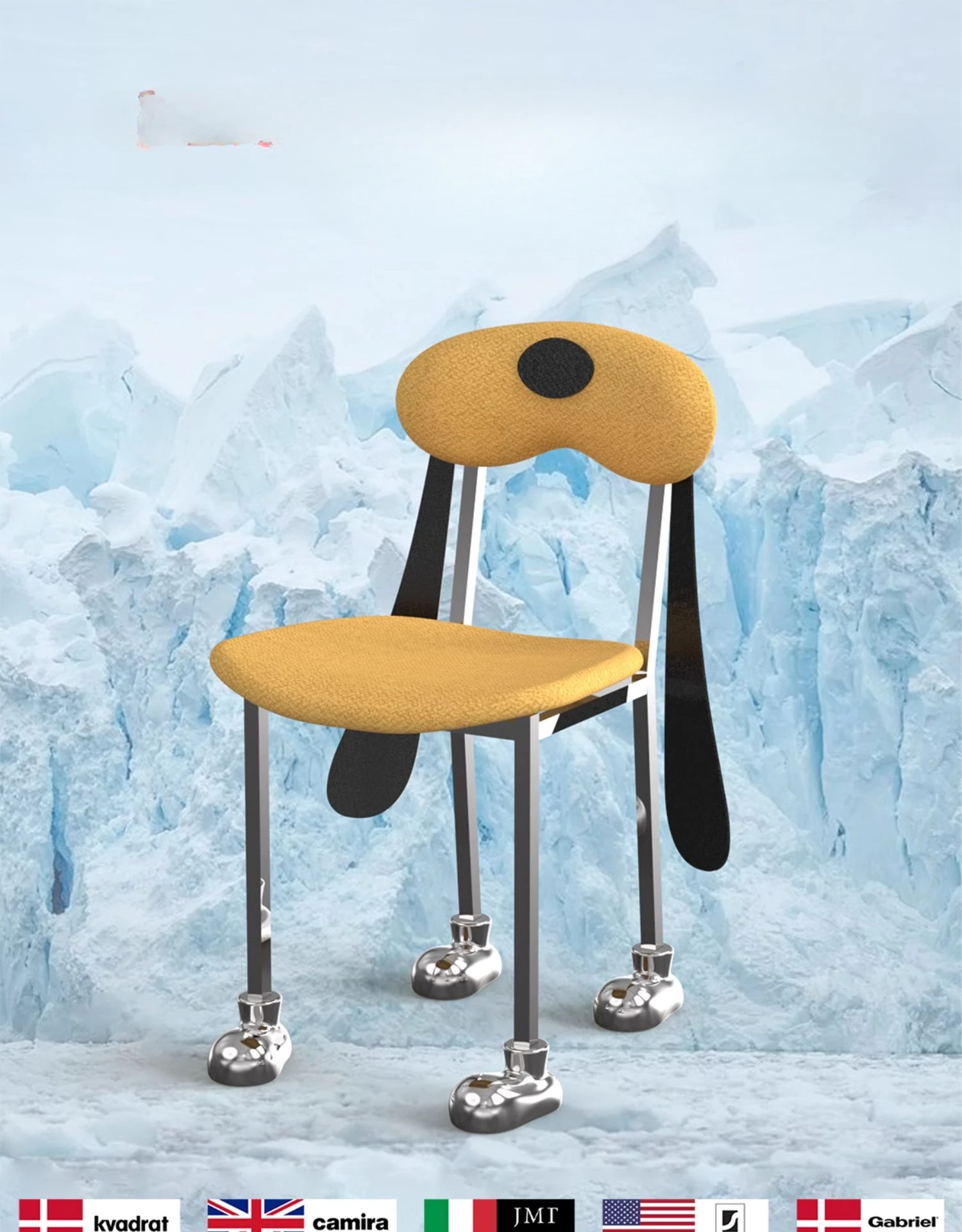 Happia puppy chair | original designer dining chair