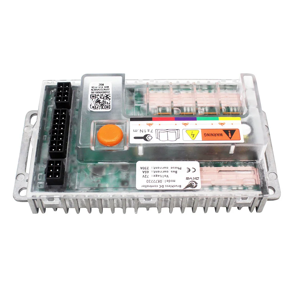 72 فولت 65A 1800 واط DK72230 وحدة تحكم في محرك التيار المستمر عديم المسفرات وحدة تحكم المحرك القابلة للبرمجة مناسبة للدراجة الكهربائية أو السيارة الكهربائية #2