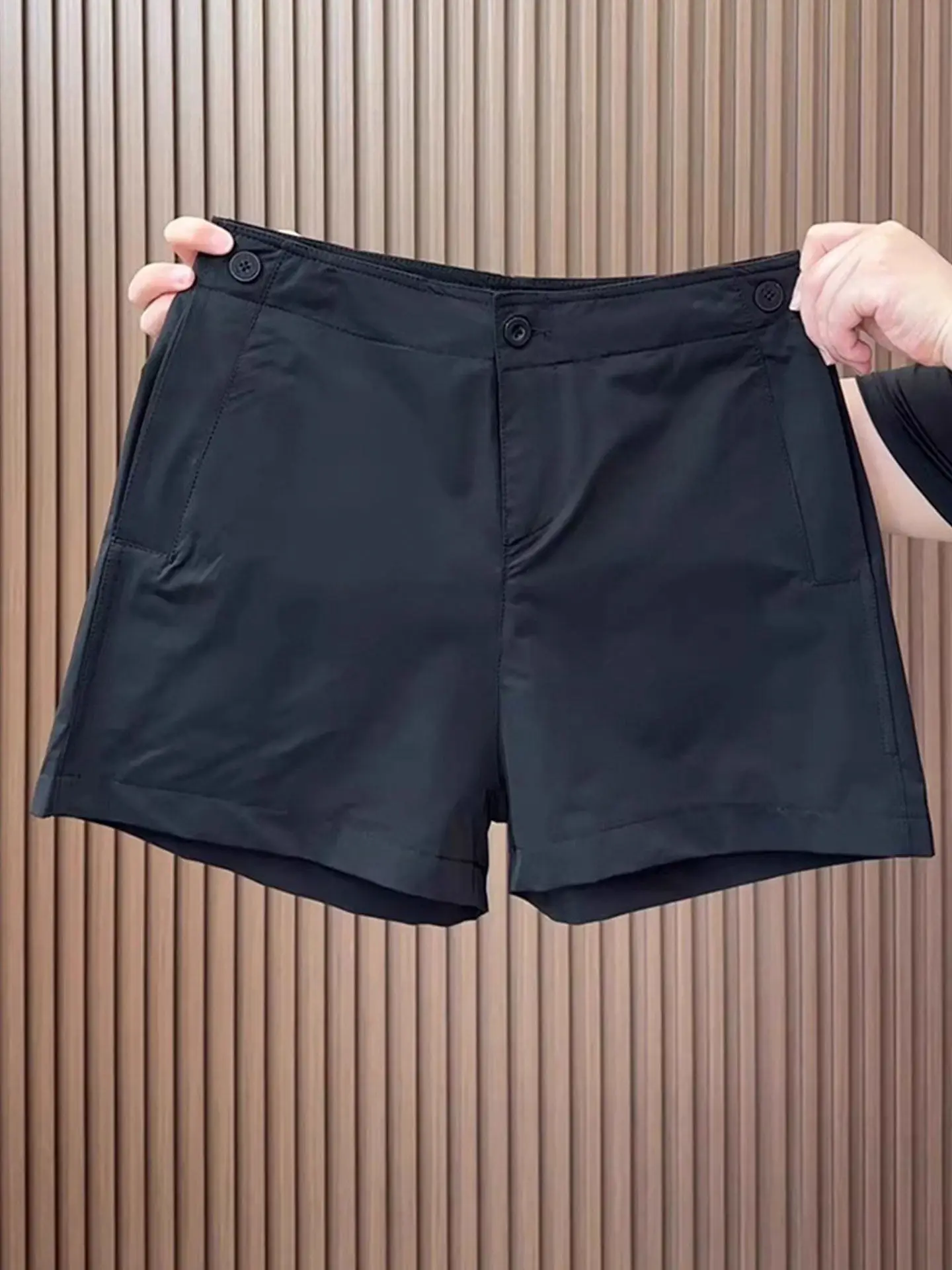 2026 Fashion Quick-drying Thin Shorts Women's Summer Loose Casual A-line Short Pants Female High Waist Wide Leg Shorts U51