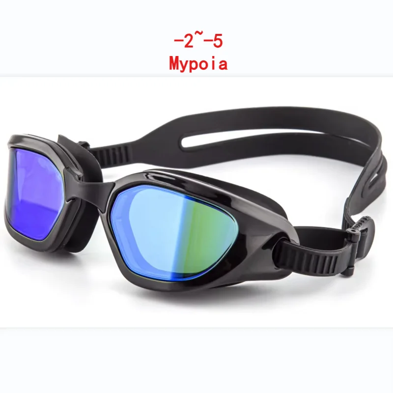 Okulary pływackie dla krótkowidzów dla mężczyzn i kobiet, okulary basenowe, wodoodporne okulary do sportów wodnych, anty-fogowe okulary optyczne