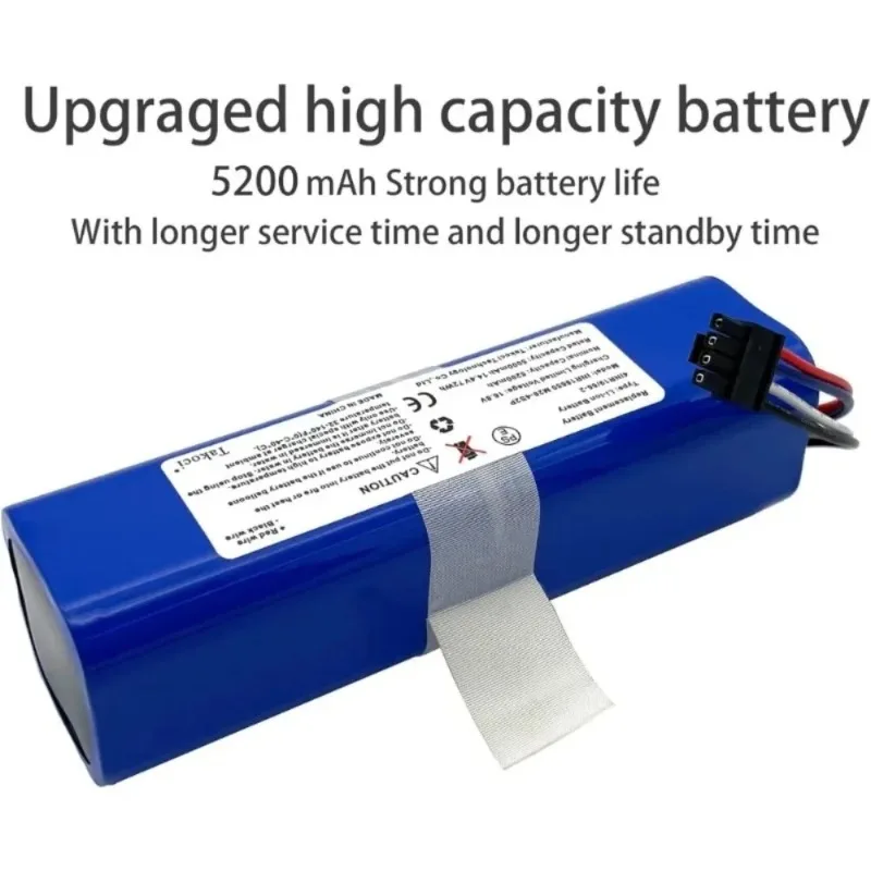 

18650 14.4V 6800mAh Replacement Battery For Eufy Robovac L70 Hybrid Series Robot Vacuum Lithium Ion Sweeping Robot Battery