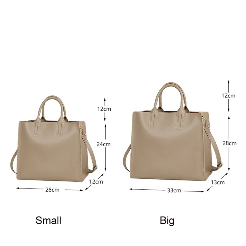 BEEP New Luxury Handbags Women Bags Designer Leather Cowhide Leather Shoulder Bag Women Tote Capacity Brand Luxury Tote bags