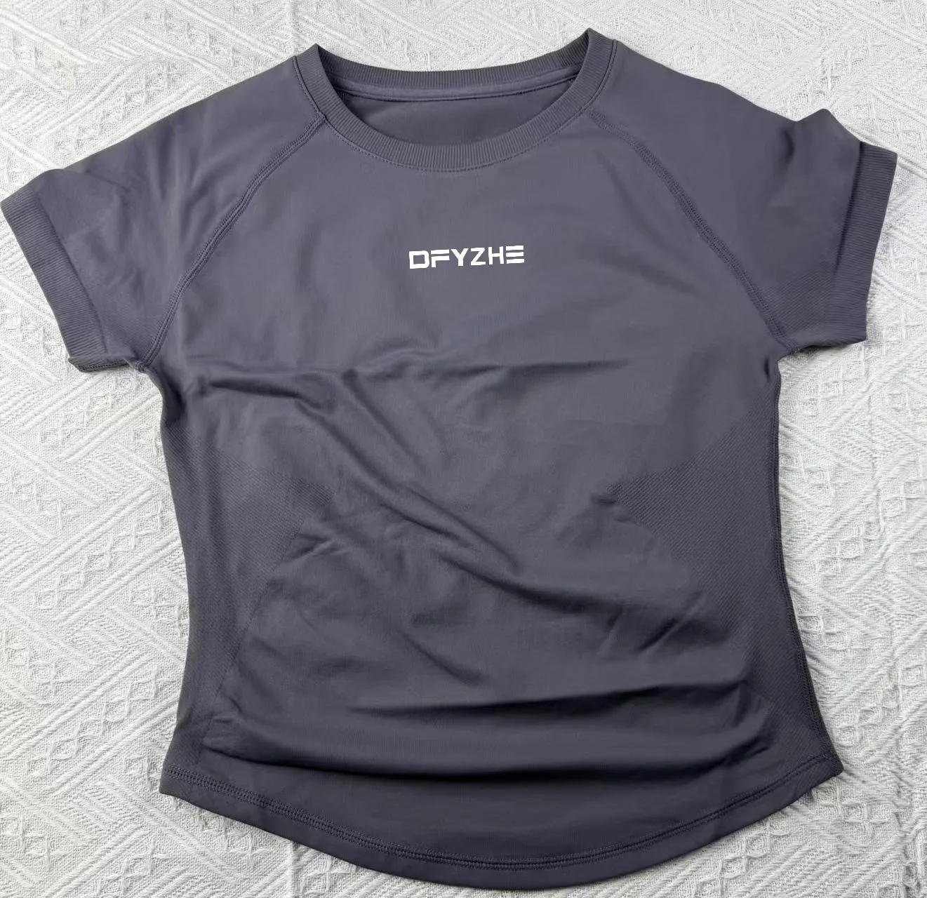 DFYZHE 2-delig Impact sportpak naadloos yoga top fitnesspak met korte mouwen fitness hardloopshort sportpak fietsen boksen