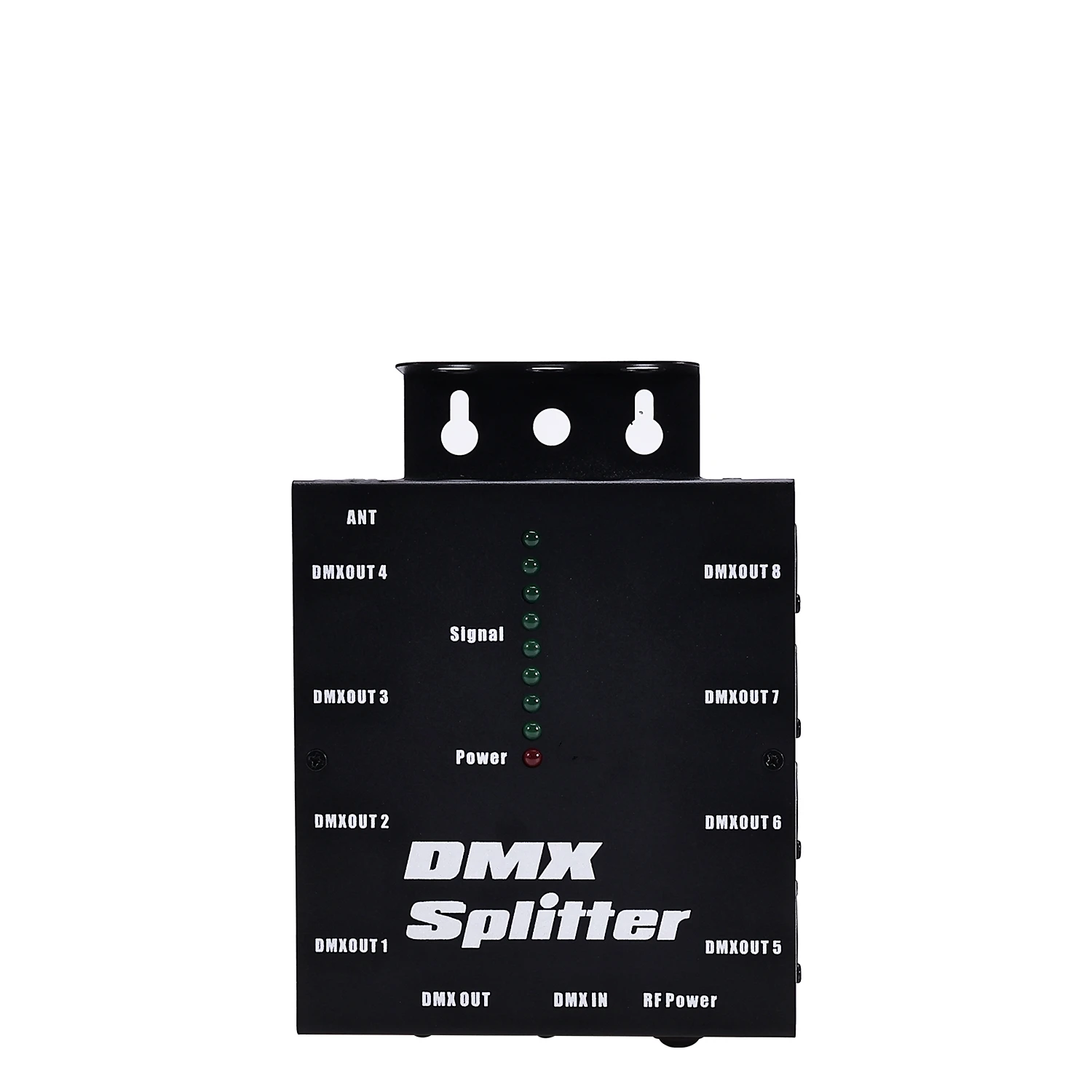 مضخم إشارة DMX512 اللاسلكي 8-Way معزول DMX Splitter لإضاءة المسرح - التحكم في لون الضوء بسهولة #2