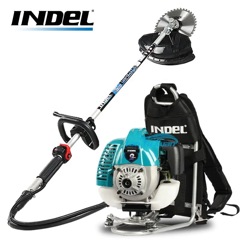 INDEL High quality petrol manual hand push Brush Cutter / Grass Trimmer BG520GD