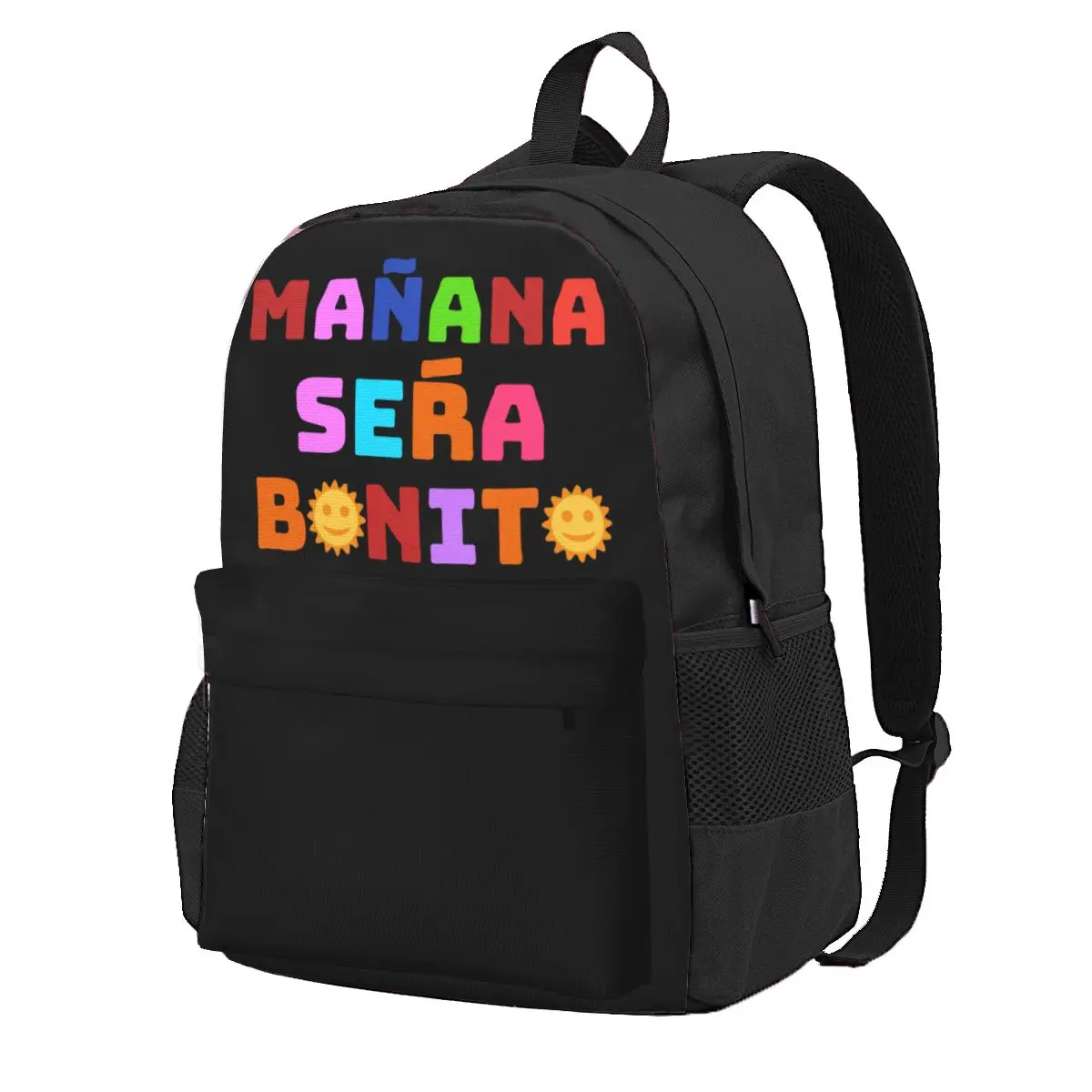 Karol G Manana Sera Bonito Backpack for Men Women Fashion High School Hiking Travel Daypack Laptop Shoulder Bag Outdoor