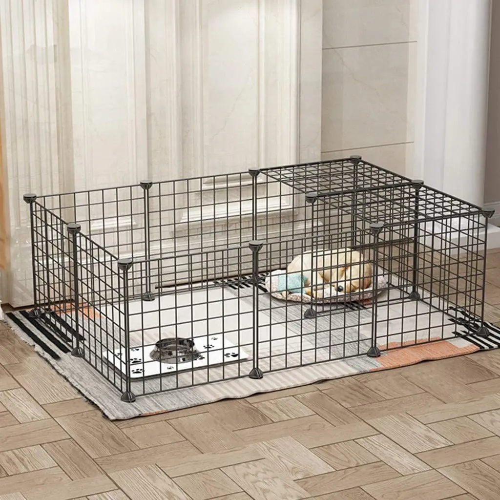 DIY Pet Playpen Dog Cat Kennel Duty Foldable Pet Exercise Cage Fence Yard Fence for Dogs Cat Puppy Pet Indoor Outdoor Playpens