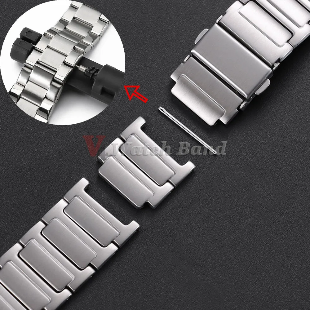 18mm 20mm 22mm Stainless Steel Watch Band for Rolex for Seiko Men Straps Universal Watch Bracelet Quick Release Metal Wristbands
