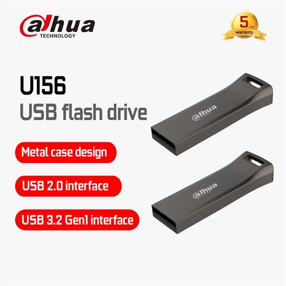 Dahua U156 USB 3.2  Gen1 USB Flash Drive  16GB  Metal Shell USB Pendrive Pen Drives Memory Stick For PC High speed U156 diamond