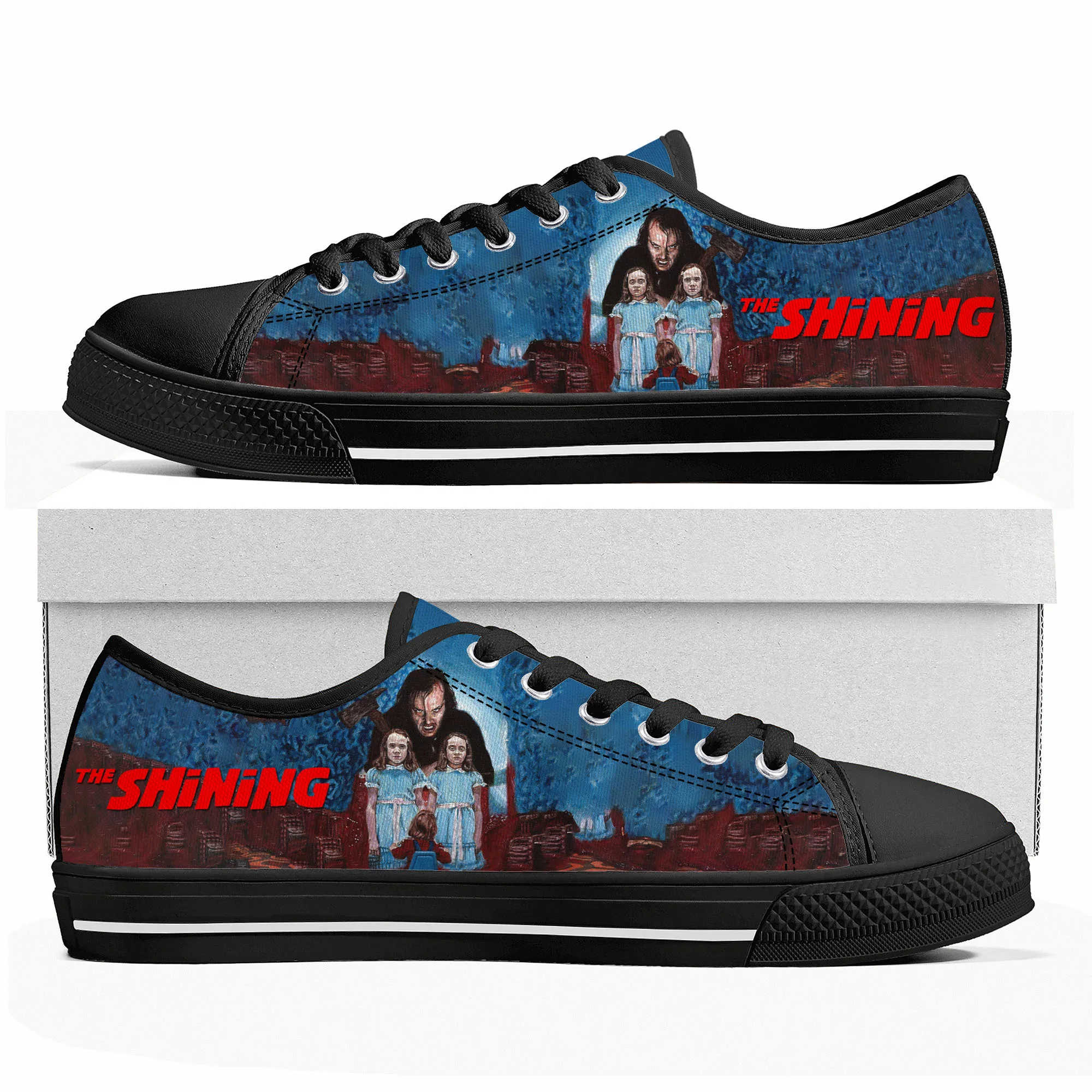 shining Movie Low Top Sneakers Mens Womens Teenager High Quality Jack Torrance Canvas Sneaker couple Casual Shoes Customize Shoe