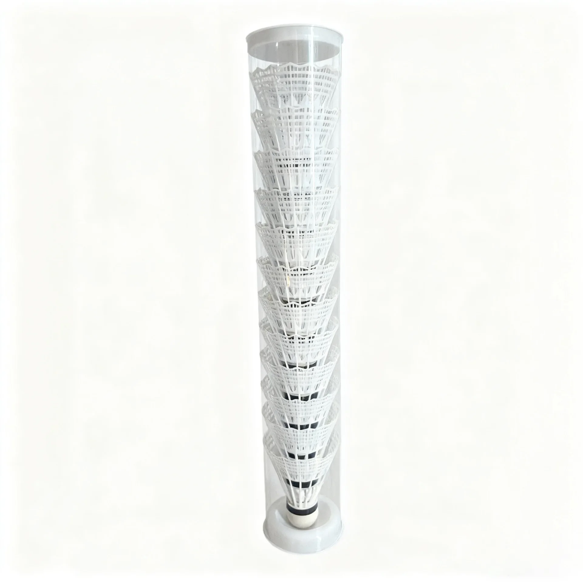 6/12/60Pcs Plastic Training Ball Lightweight Badminton for Hitting Practice Portable Shuttlecocks for Training Entertainment
