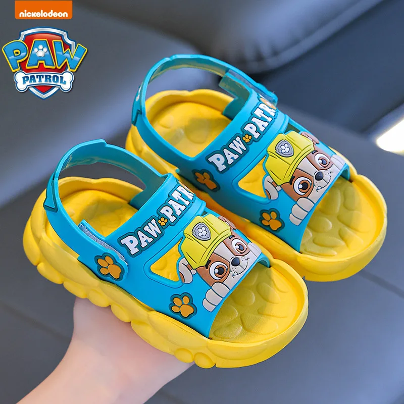 Paw Patrol Chase Summer Kids Sandals Children\'s Shoes Slippers PVC Soft Anti-Skid Cartoon Trend Fashion Boys Girls Beach Shoes