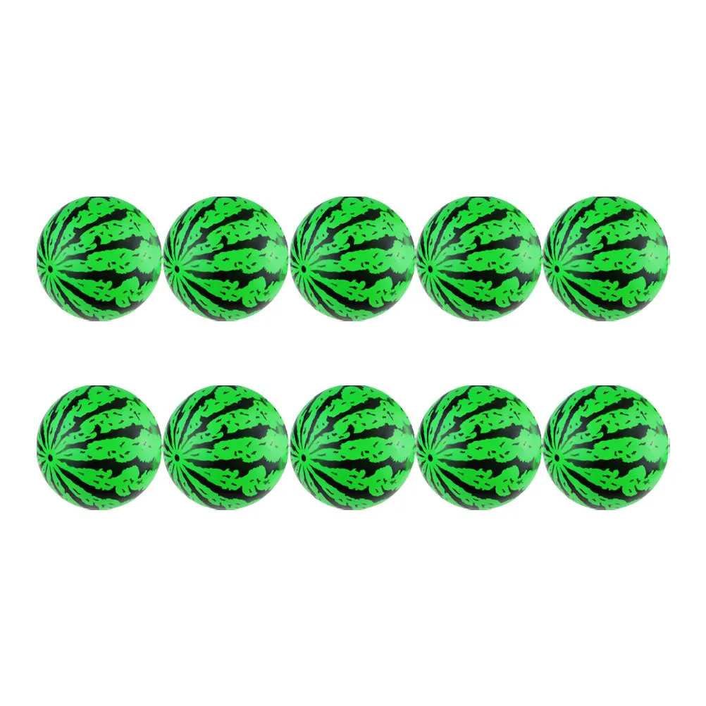 

10Pcs Inflatable Watermelon Beach Balls Bright PVC Summer Pool Ball Set Kids Adult Fun Party Summer Pool Ball Inflatable Balls