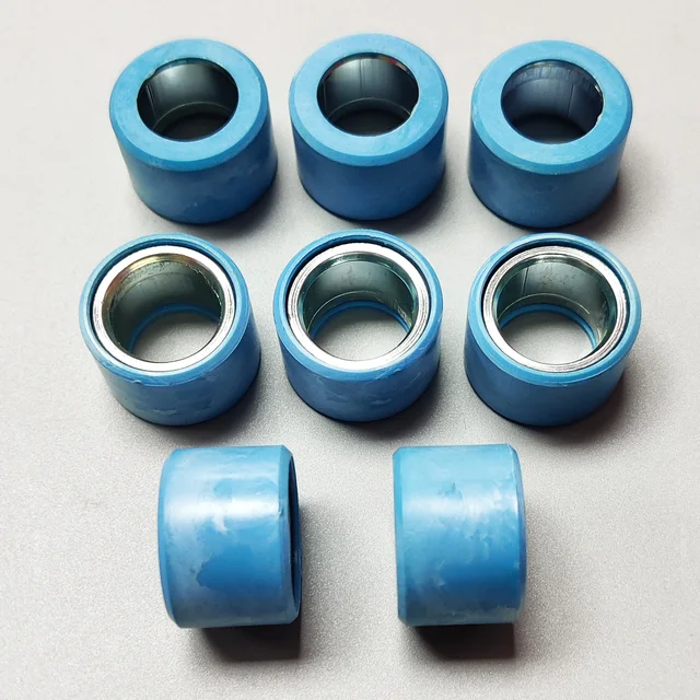8 sztuk 25x17mm 21g oryginalny OEM wariator rolka sprzęgła tuning ciężarków dla Piaggio MP3 X9 500 BV500 Aprilia Scarabeo Atlantic