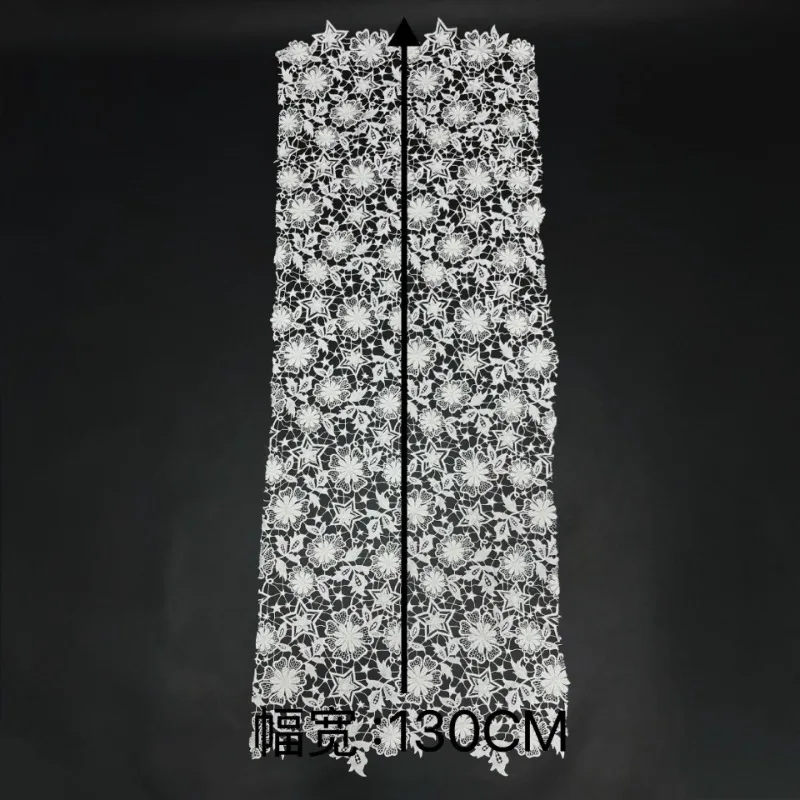 

New Embroidery Lace Hollowed-out Water-soluble Three-dimensional Flower Lace Fabrics