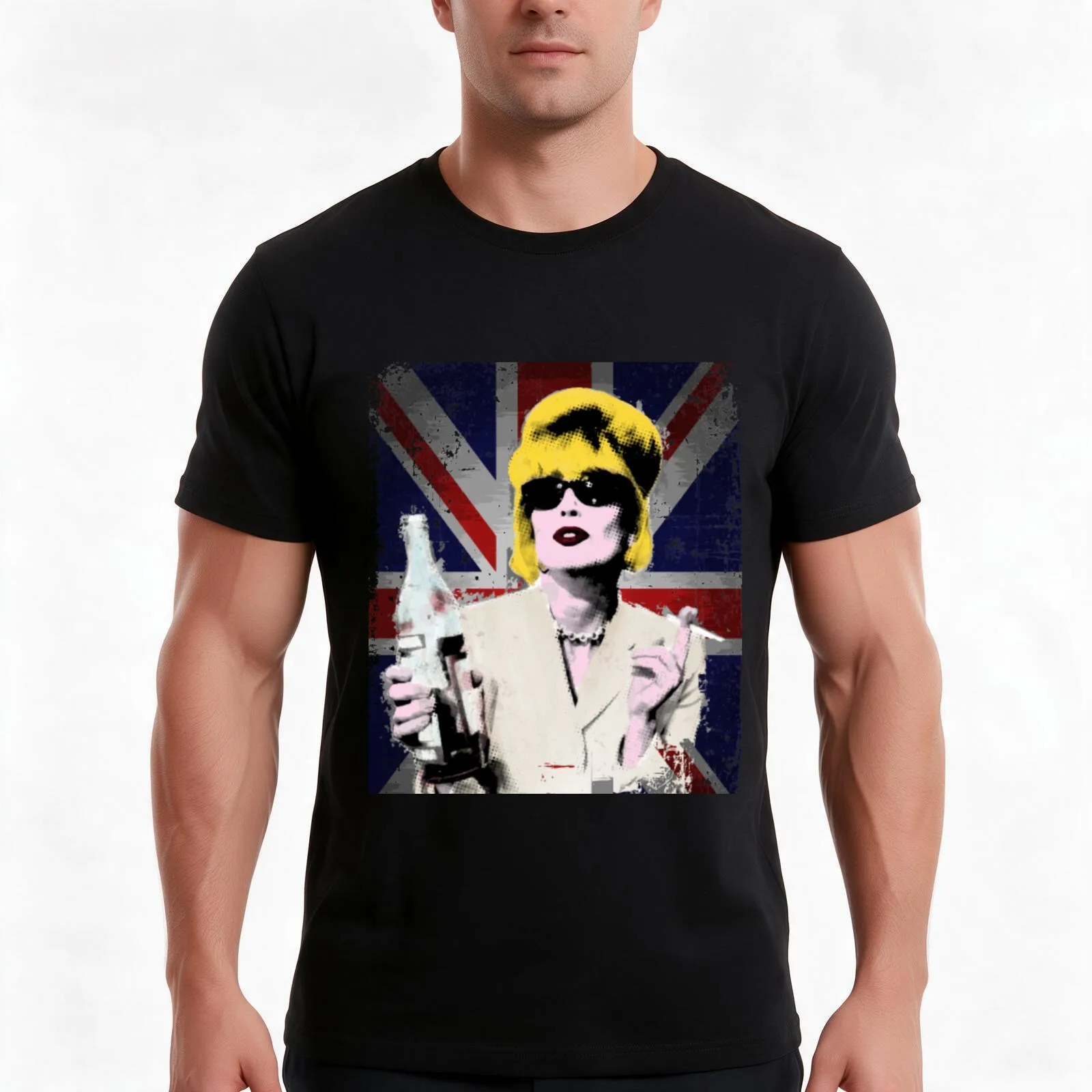 Patsy Stone you are fabulous T-Shirt, Summer Casual Cotton Tee, Oversized Streetwear Tops, Vintage Graphic Print, 100% Cotton