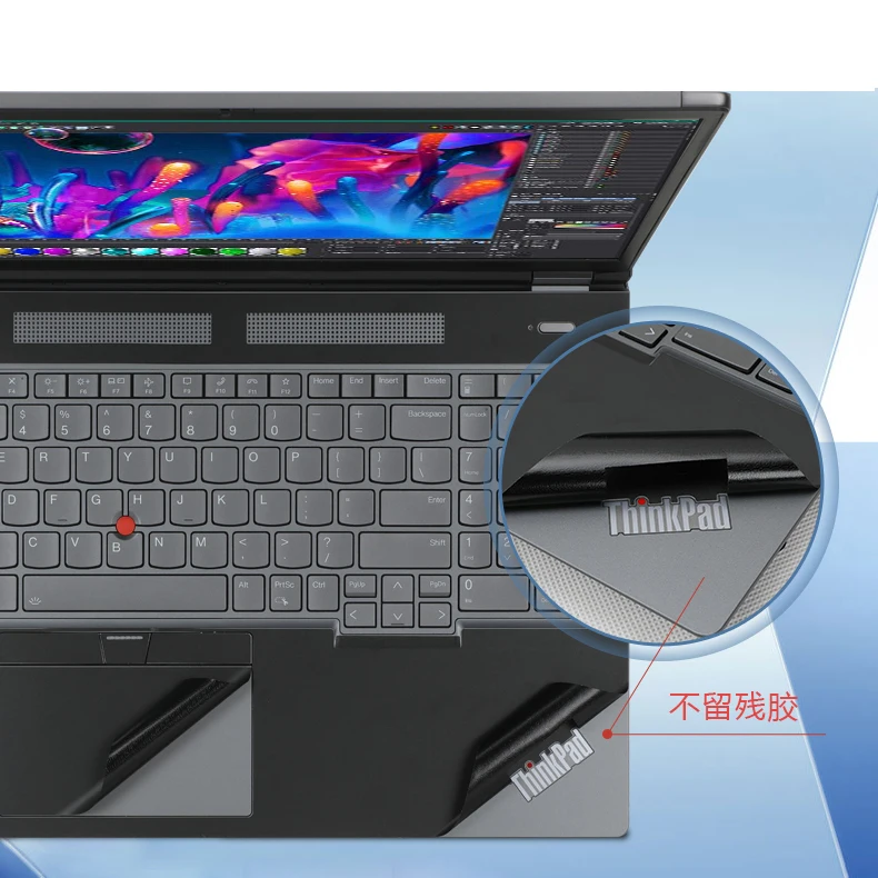 1x Palmrest Skin+Touchpad Skin Cover Case Film For Lenovo Thinkpad T14 T14S T14P Series Gen 6 5 4 3 2 1 Laptop PC