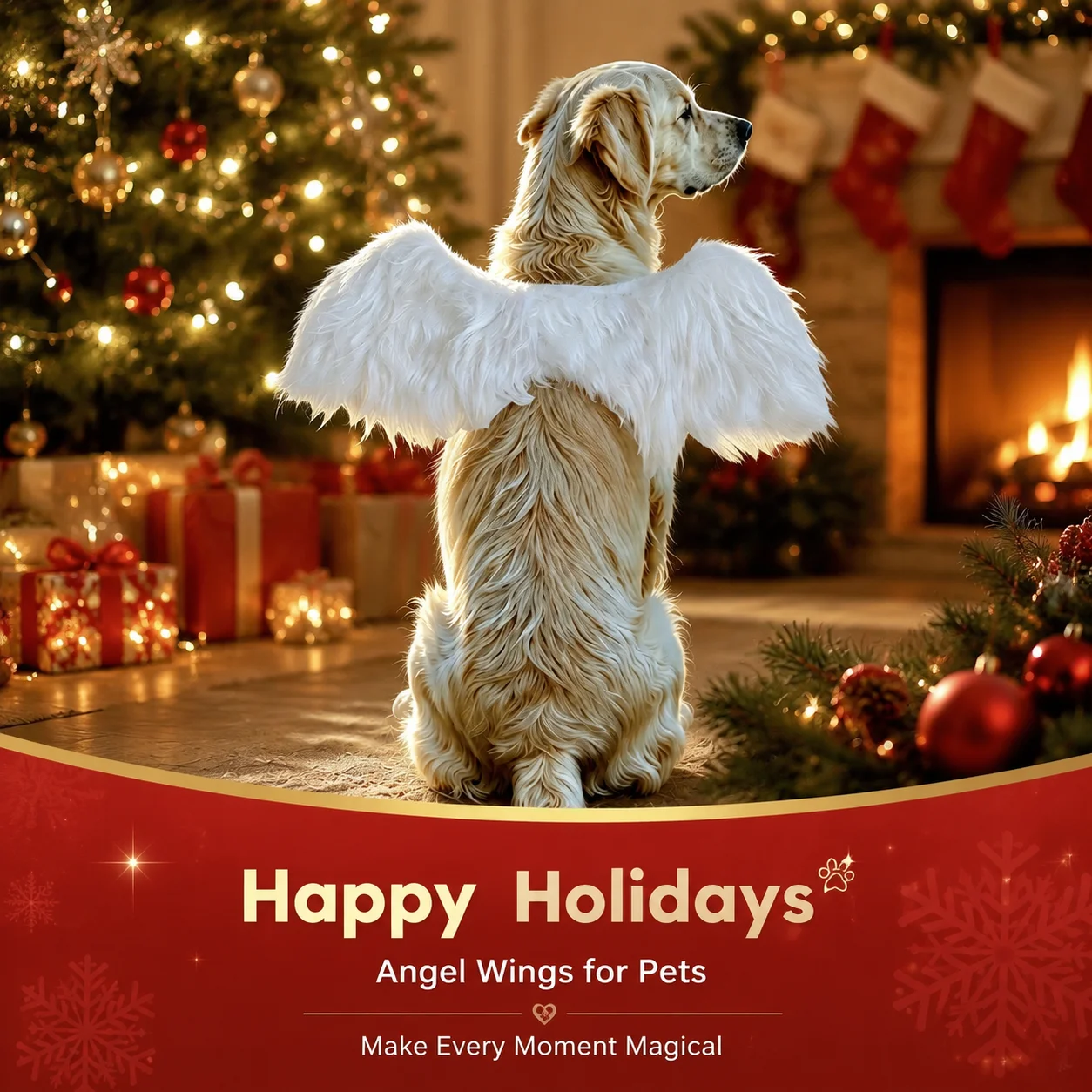Small Medium Dog Wings Costume Angel Demon Plush Outfit for Halloween Christmas Party Dress Up Photography Accessory
