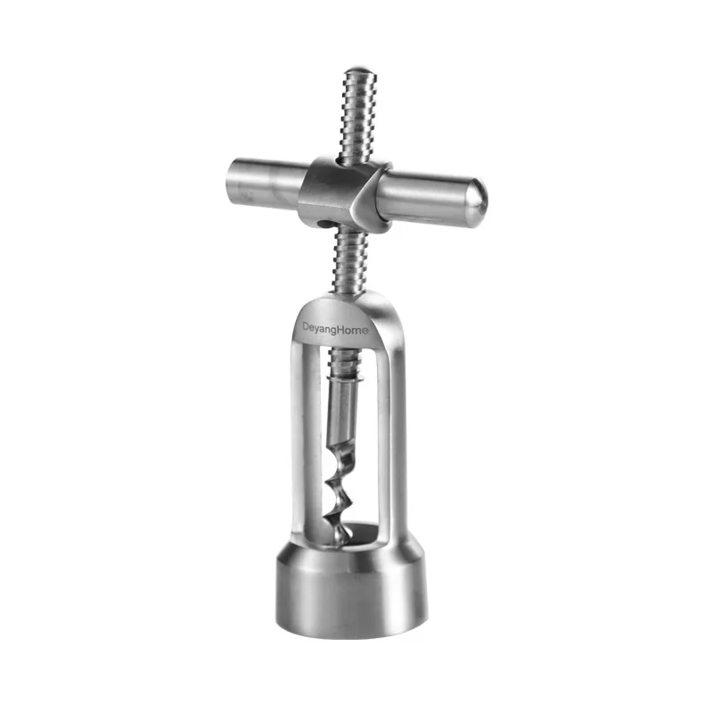 High-End 304 Stainless Steel Wine Opener - Manual Household Wine Bottle Opener & Wine Tool Kit