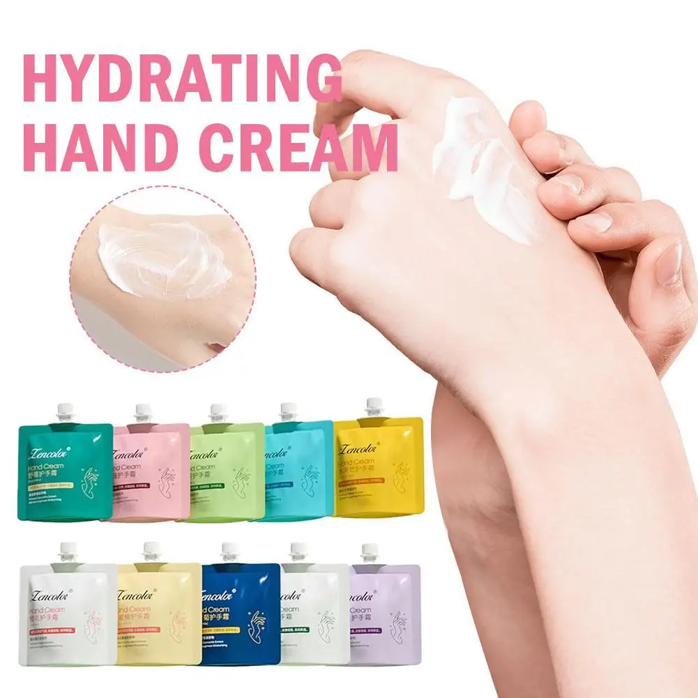 Hydrating Hand Cream Random Color Long-lasting Moisturizing Refreshing Non-greasy Nourishing Hands Skin Care Cream