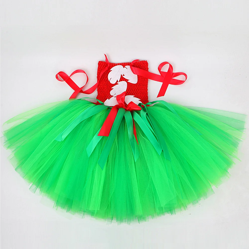 Kostüm für Mädchen Hawaiianische Prinzessin Tutu Verkleidung Kleidung Outfits mit Girlande Kinder Halloween Karneval Party Kleider – Detail 6