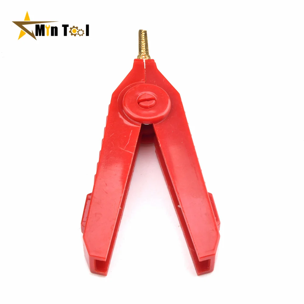 Alligator Clip 90mm Kelvin Copper Gold Plate Clip LCR Test Clip For Precision Electrical Instrument Tool Power Supply