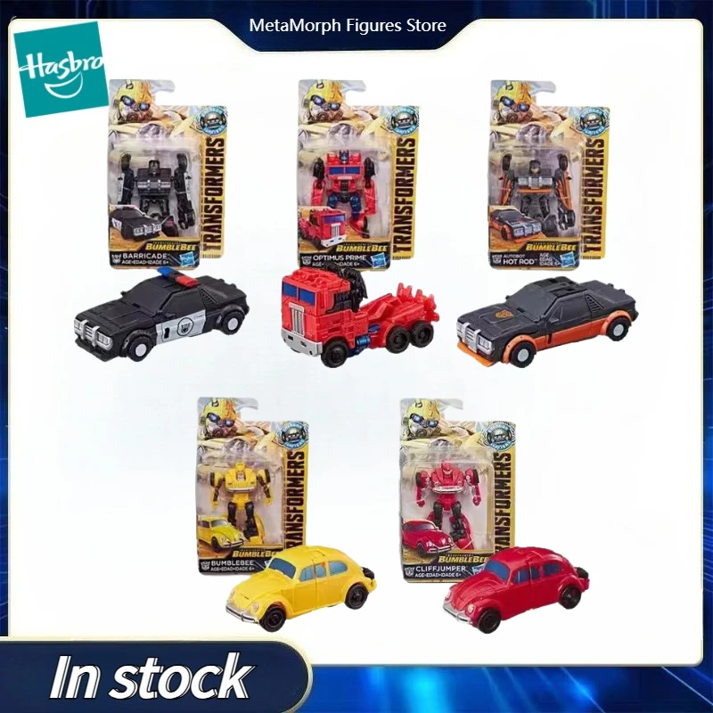 Original Hasbro Transformers HOT ROD/BARRICADE/CLIFFJUMPER/BUMBLEBEE/OPTIMUS PRIME Action Toy Figure Model view 6