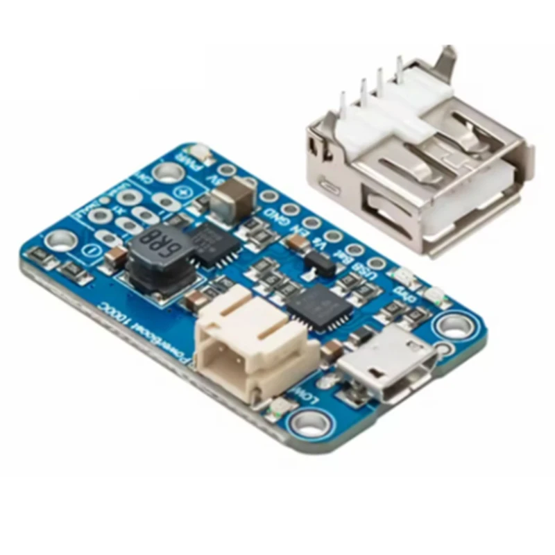 

5 шт. 2465 точечный перезаряжаемый модуль 5 В LiPo USB Boost 1A зарядное устройство PowerBoost 1000 портативное зарядное устройство-A74P