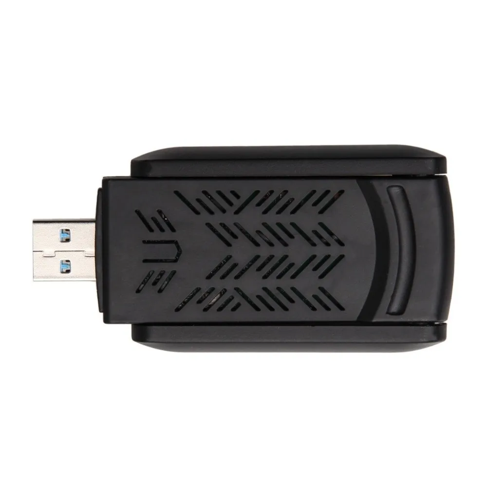

Dual Band WiFi USB Adapter 2 Antenna Design 2.4G/5Ghz 1300Mbps WiFi Dongle Receiver Powerful Wireless Network Card