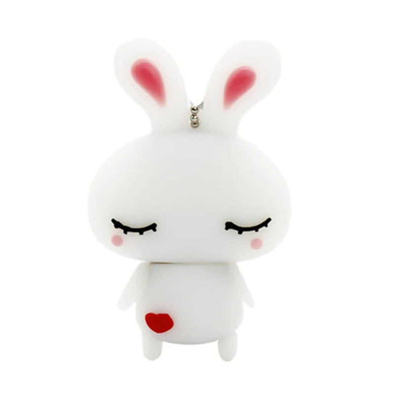 Lovely Memory Stick Pen Drive Cute Rabbit Cartoon 8GB 4GB 16GB 32GB 64GB Usb Flash Drive Pendrive USB 2.0 Hot Classic  Gift Girl