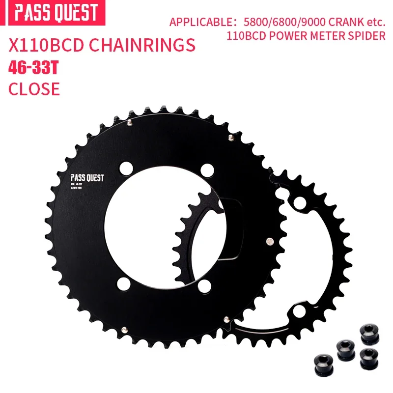 110BCD チェーンリング Magene チェーンリング Pes P505 P515 パワー